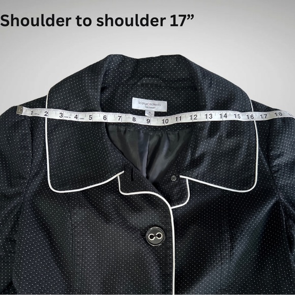 Liz Lange Maternity for Target Poke-A-Dot Black and White Jacket Size XL. - Picture 8 of 17
